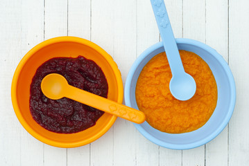 baby foods from pumpkin and beet