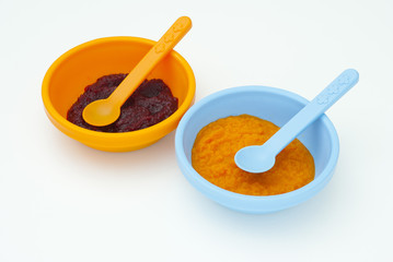 baby foods from pumpkin and beet