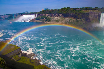 Niagara Falls rushing waters