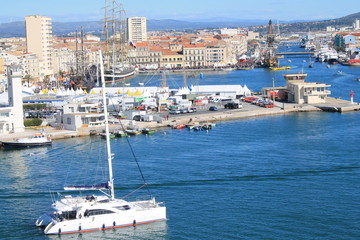L’attrayante ville maritime de Sète, la petite Venise Languedocienne, Hérault, Occitanie,...