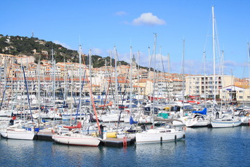 Fototapeta na wymiar Le Pittoresque port de plaisance de Sète, Hérault, Occitanie, France