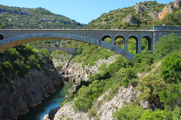 Les magnifiques gorges de l&rsquo;H&eacute;rault, Occitanie, France