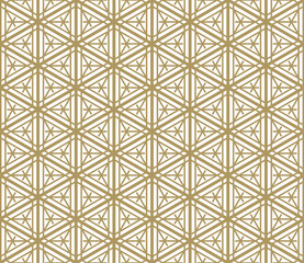 Seamless pattern based on Japanese ornament Kumiko