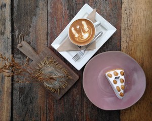 coffee, cup, breakfast, food, drink, dessert, cookies, delicious