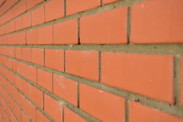 wall, brick, red, texture, pattern, cement, structure