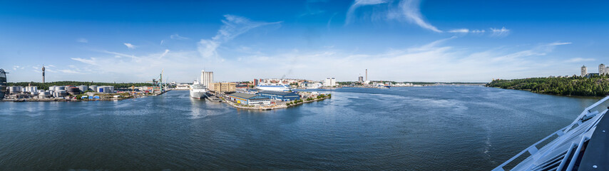 Fototapeta na wymiar Stockholm Seaport