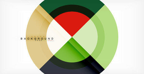 Obraz premium Vector circle abstract background