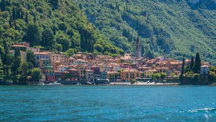 Fototapeta na wymiar The beautiful Varenna on Lake Como, Lombardy, Italy.