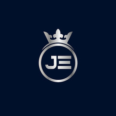 Initial Letter JE Logo Template Design