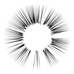 Naklejka premium Explode Flash, Cartoon Explosion, Star Burst