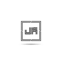 Initial Letter JK Logo Template Design