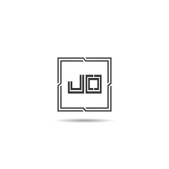 Initial Letter JO Logo Template Design