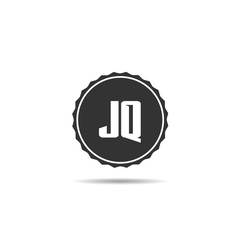Initial Letter JQ Logo Template Design