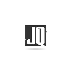Fototapeta premium Initial Letter JQ Logo Template Design