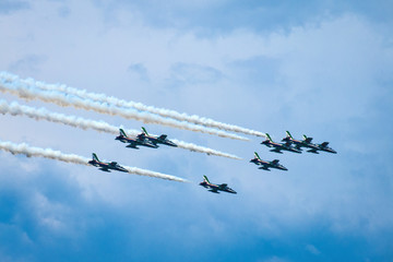 Frecce tricolori in prova