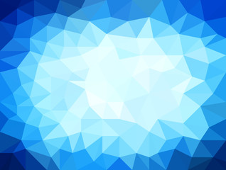 Light blue polygon background