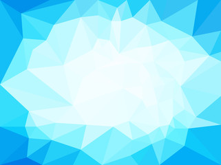 Light blue polygon background