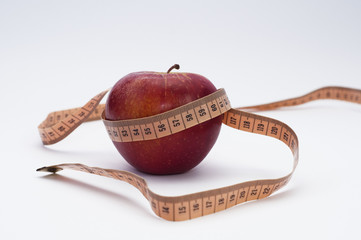 jabłko jako symbol diety - obrazy, fototapety, plakaty