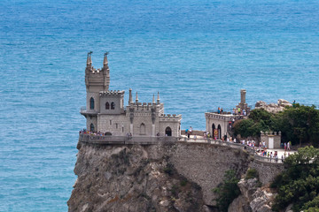Fototapeta na wymiar Krim, Schwalbennest bei Jalta
