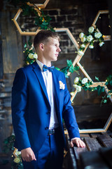 the young man the groom