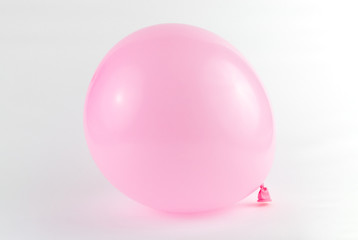 One Pink Balloon Resting