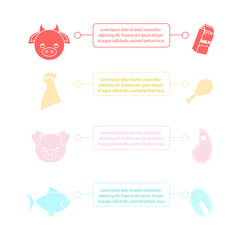 Food Infographic bacgkround