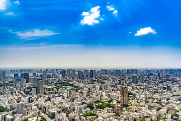 Fototapeta premium 都市風景 東京