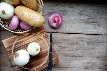 preparing ingredient food in the morning