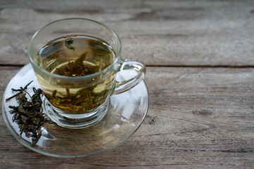 hot tea in the morning