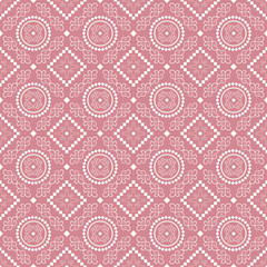 Seamless pattern with ethnic florals