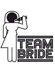 team bride frau heiraten hochzeit braut ehefrau junggesellenabschied verlobt party feiern trinken bier alkohol betrunken saufen flasche