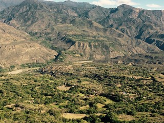 Chicamocha canyon, Mountains in Soat&aacute; (Col)