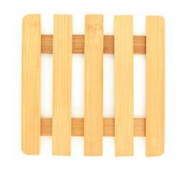 fence wood on white background.