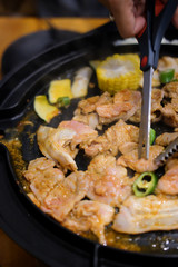 Bulgogi with bbq pork