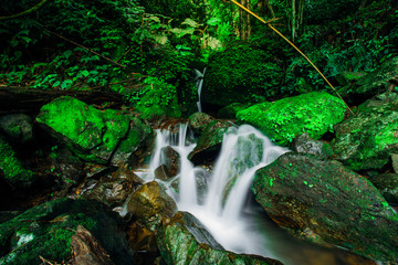 Beautiful waterfall in nature at Nakhon Nayok Province, Thailand