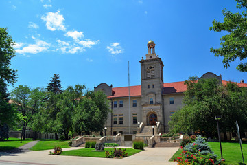 Colorado School of Mines Administration Building on a sunny day