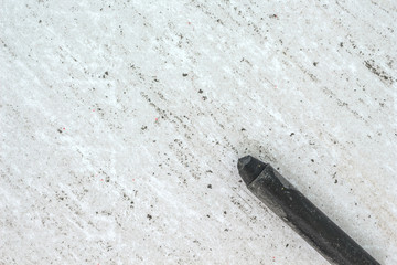 black crayon drawings on white paper background texture