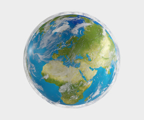 world planet earth 3d-illustration. elements of this image furnished by NASA