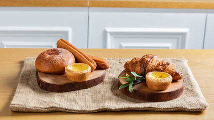 Various breads and a cup of coffee are popular combination of breakfast or brunch to modern people. One of Important habits for a healthy lifestyle is that no matter how busy you are, don't skip meals