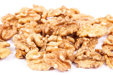 Natural healthy walnuts as source iron, omega 3 acids, vitamins and minerals