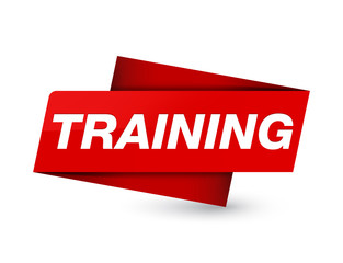 Training premium red tag sign