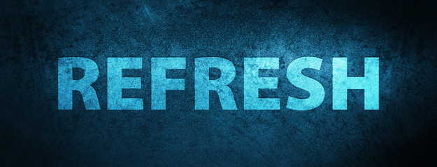 Refresh special blue banner background