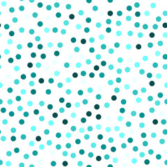 Glitter seamless texture. Actual emerald particles. Endless pattern made of sparkling circles. Appea