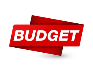 Budget premium red tag sign