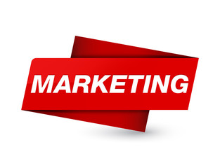 Marketing premium red tag sign