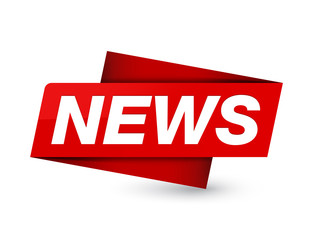 News premium red tag sign