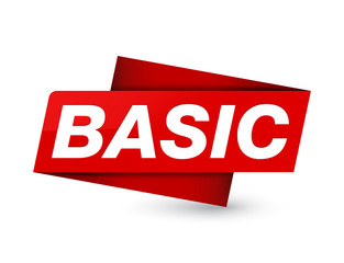 Basic premium red tag sign