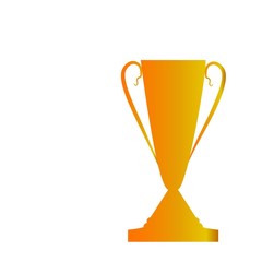 Gold cup award sign