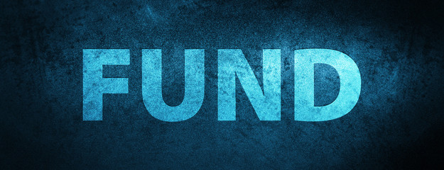 Fund special blue banner background