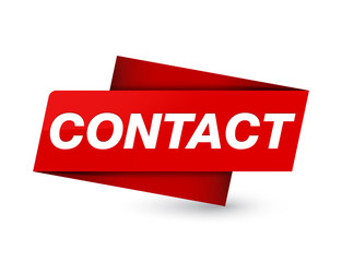 Contact premium red tag sign